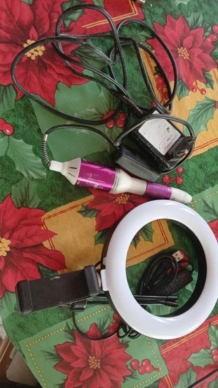 VENDO ringuilight + aspirador de pó de unha.$400  - Foto 3