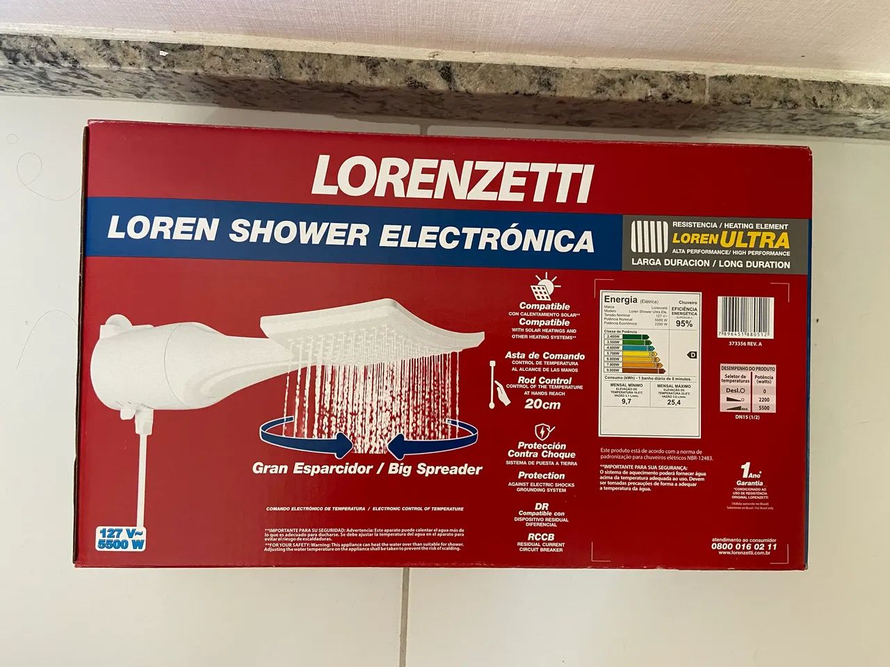 Chuveiro Elétrico Lorenzetti 110v - Foto 4