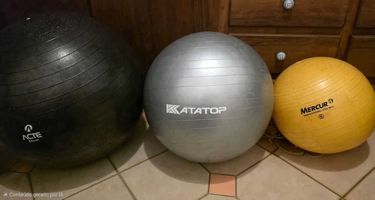Bolas de Pilates, Conjunto 3 tamanhos 