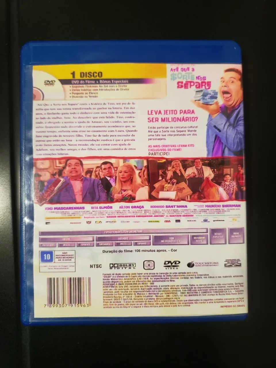 Blu-ray Até Que a Sorte nos Separe - Leandro Hassum - Foto 3