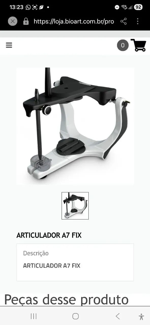 Articulador a7 fix - bipartido. - Foto 2