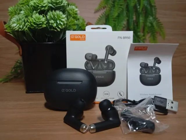 Fone Bluetooth A'Gold BR50 TWS Sem Fio com Microfone e Estojo - Foto 2