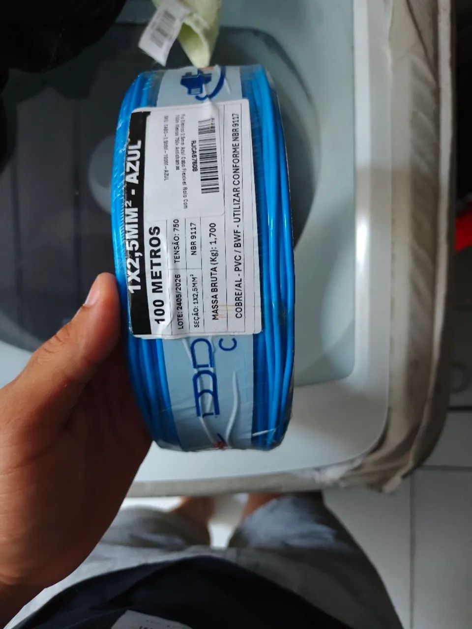 Fio elétrico 2,5mm