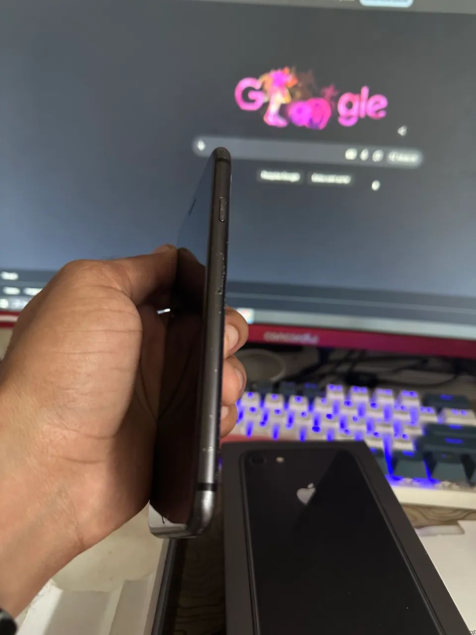 Iphone 8 256gb pra vender logo - Foto 3
