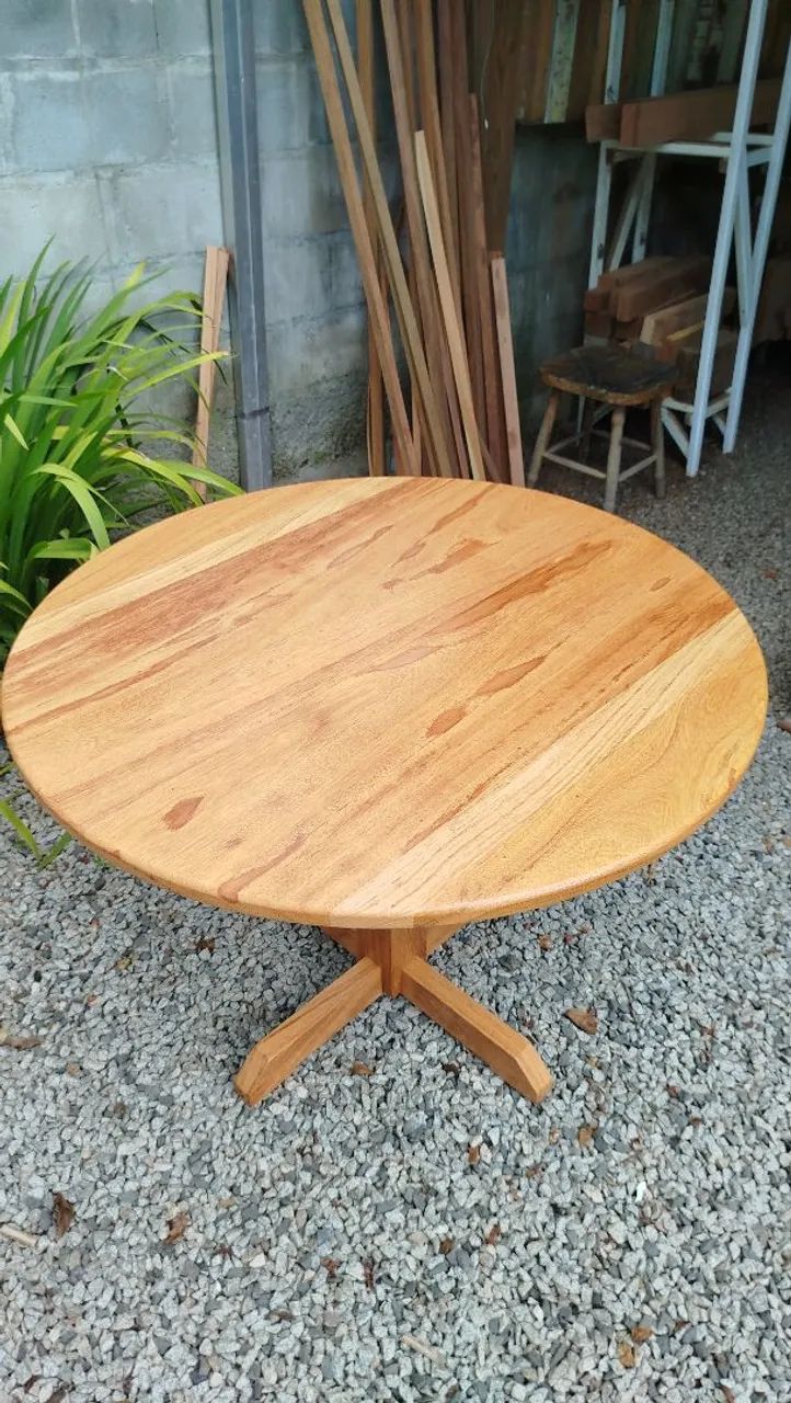 Mesa redonda - Angelim 100cm - Foto 2