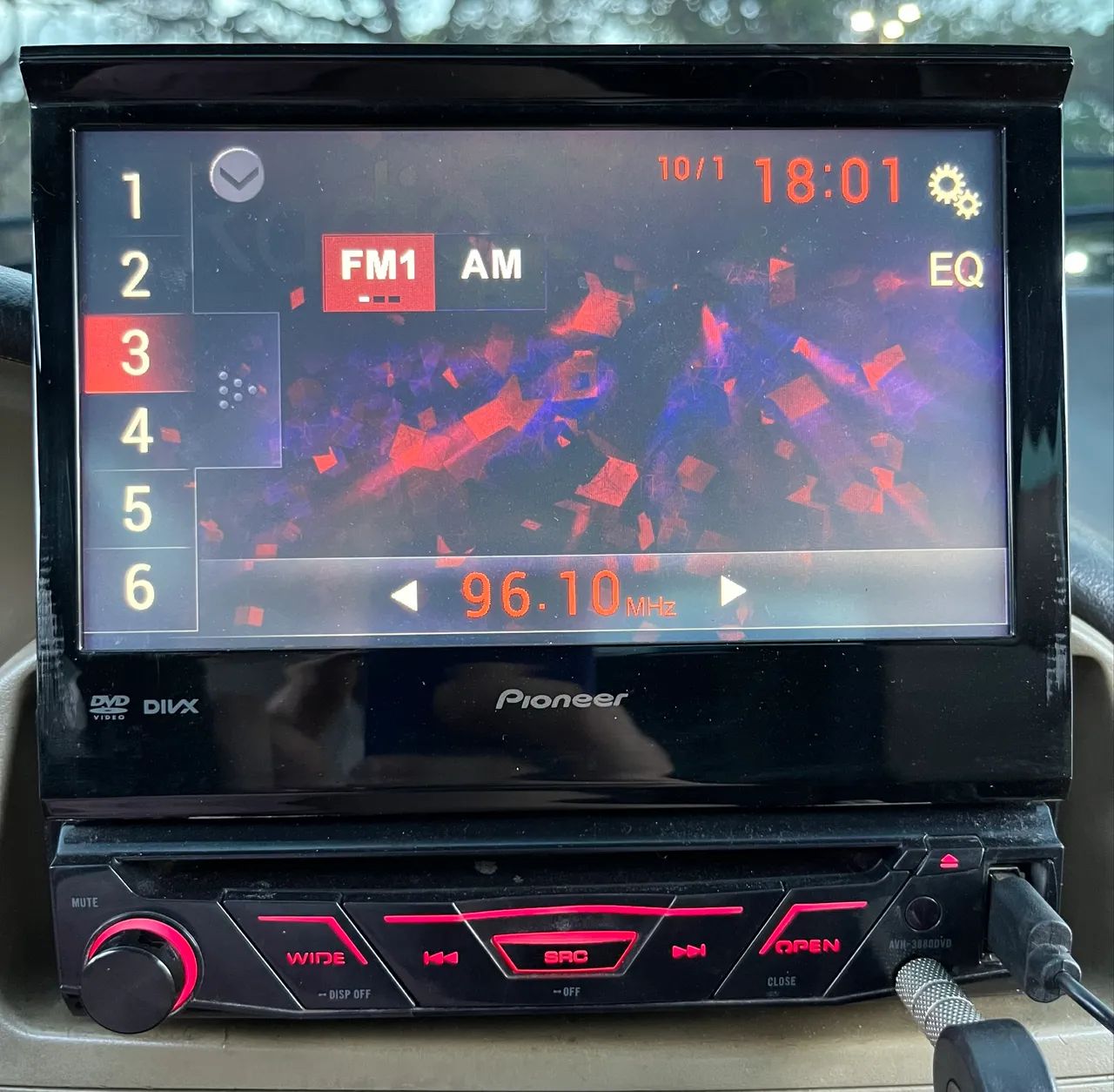 Dvd Retrátil Pioneer 3880