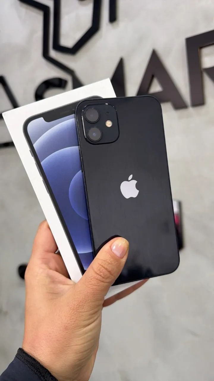 iPhone 12 Black - 128GB (garantia + nota) - Celulares e