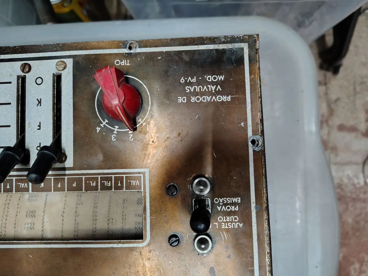 Testador de válvulas eletrônica antigas - Foto 2