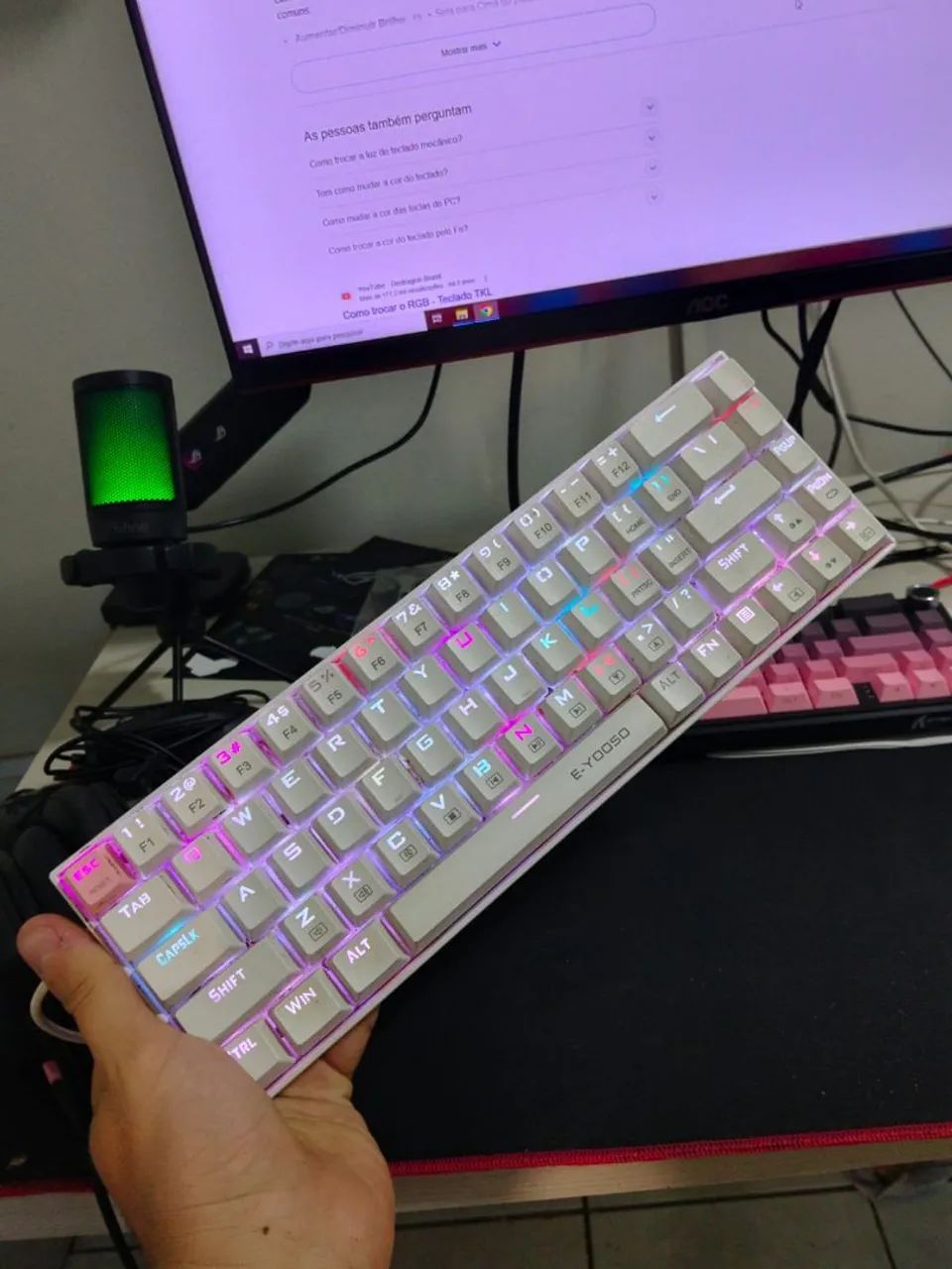 Teclado mecânico 60% yooso