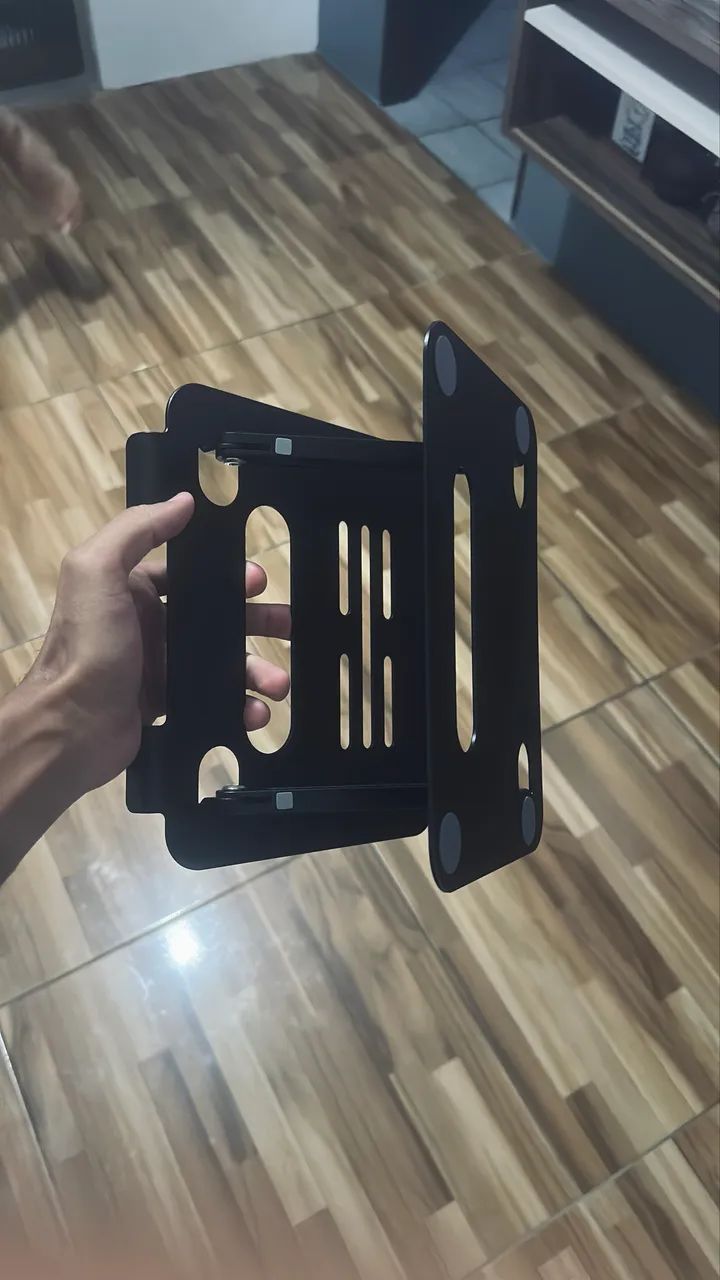 Suporte de Notebook  ajustável, dobrável e em alumínio. - Foto 2
