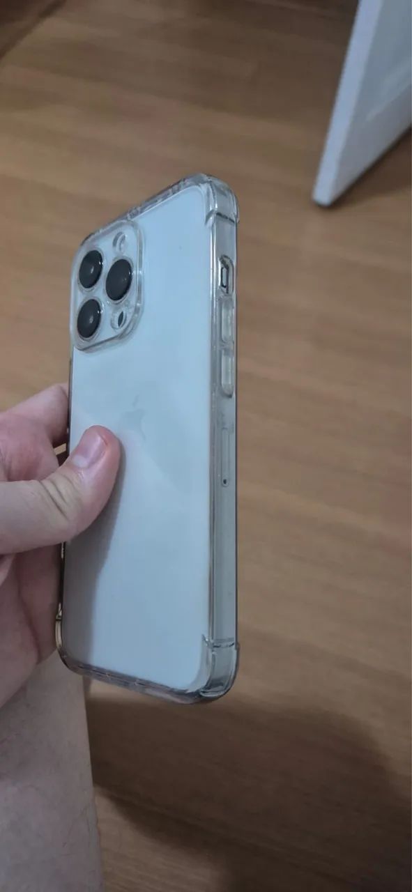 iPhone 13 PRO 128gb Branco/ prata + cabo original - Foto 3