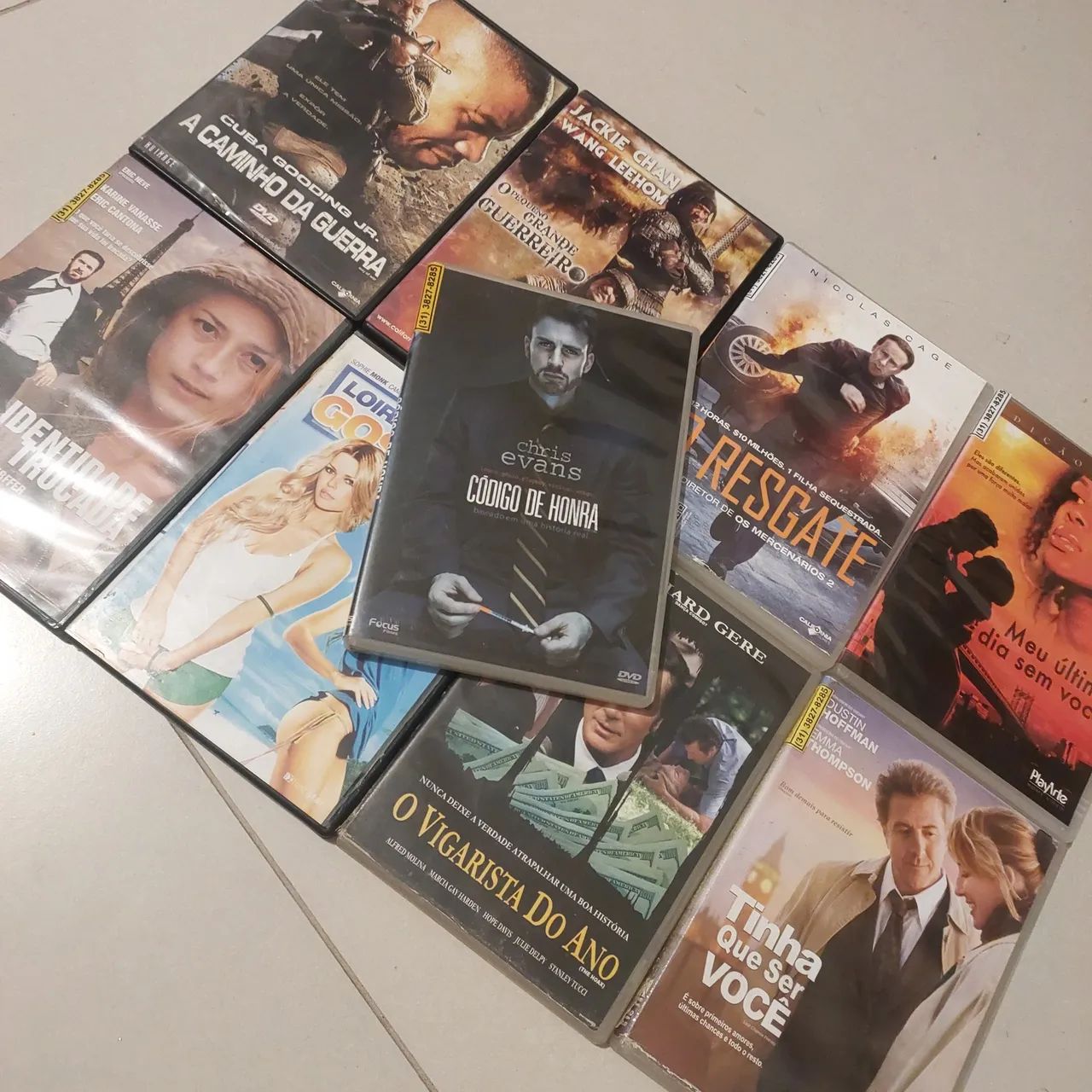 Lote 9 DVDs 55 reais ou 10 cada