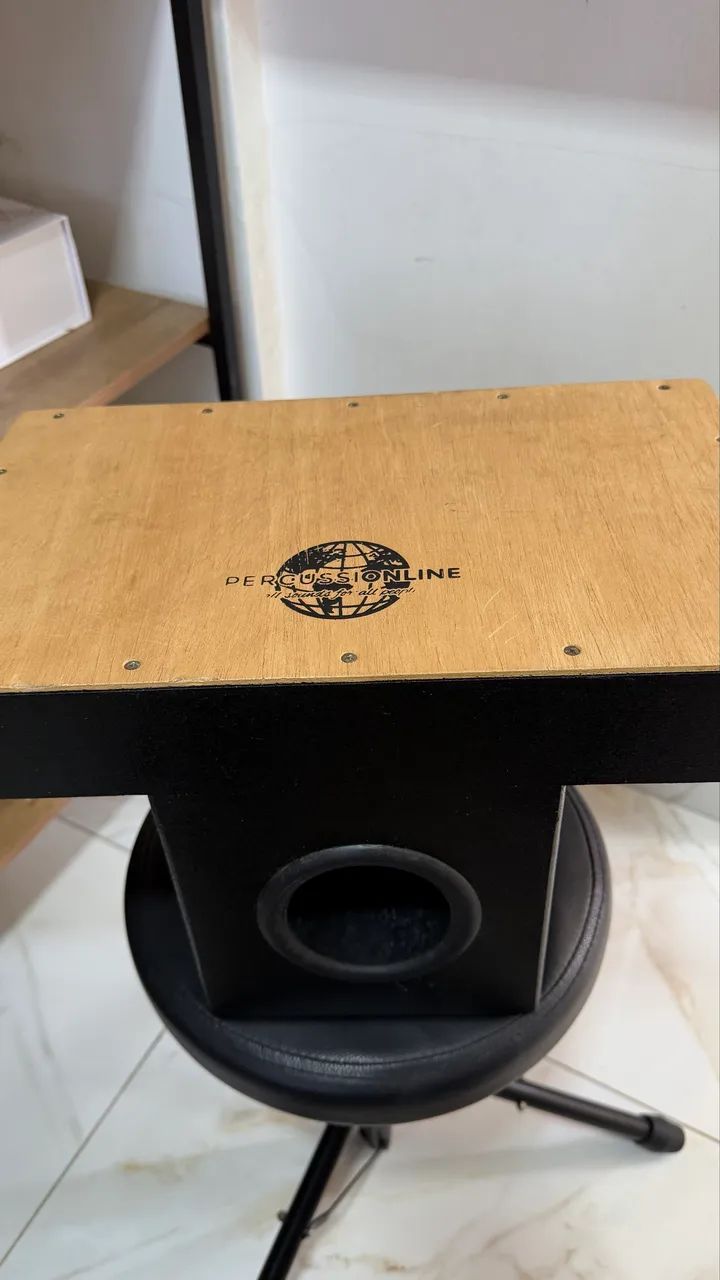 Cajon De Colo Percussionline Com Esteira ( NUNCA USADA )  - Foto 2