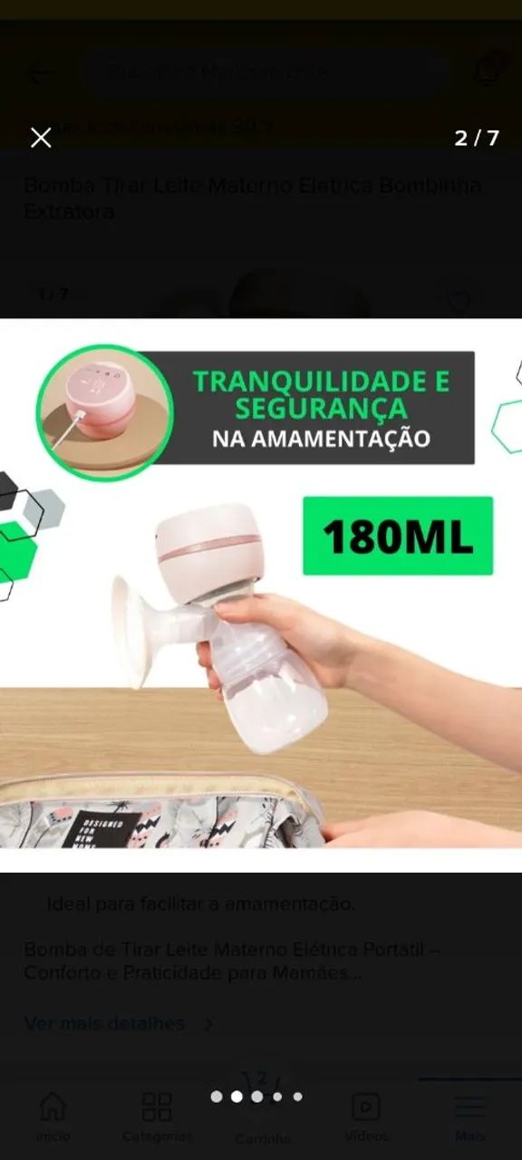 Bomba de tirar leite materno  - Foto 2
