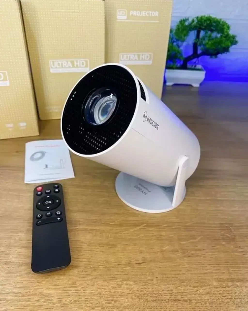 Projetor HY300 Smart Android 11 WiFi Bluetooth 4K Portátil Novo - Foto 5