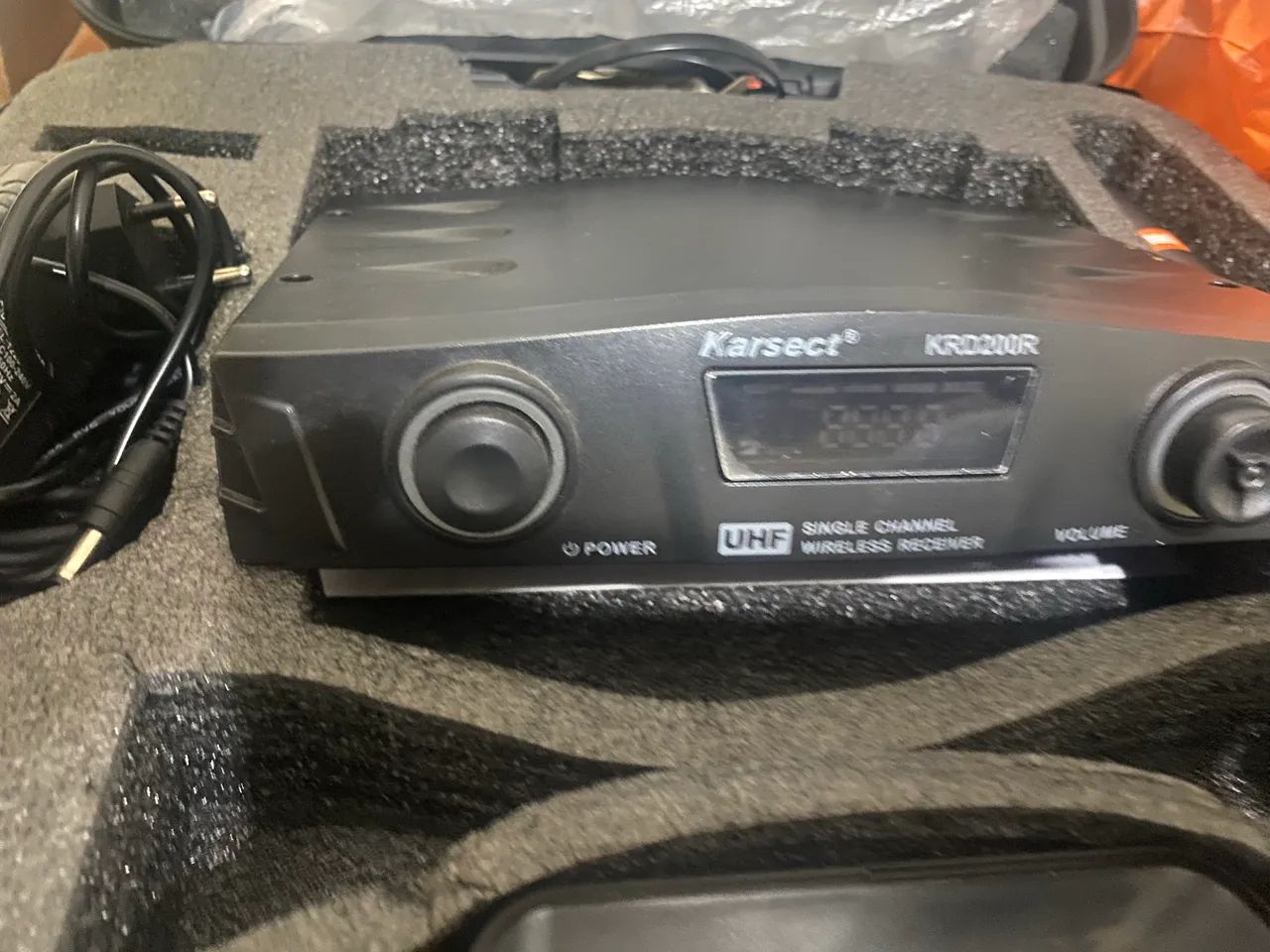 Microfone Sem Fio Karsect Krd200r Punho - Foto 3
