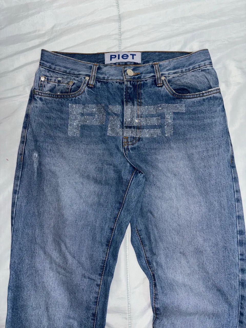 Calça Jeans Piet Crystal Blue - Foto 4