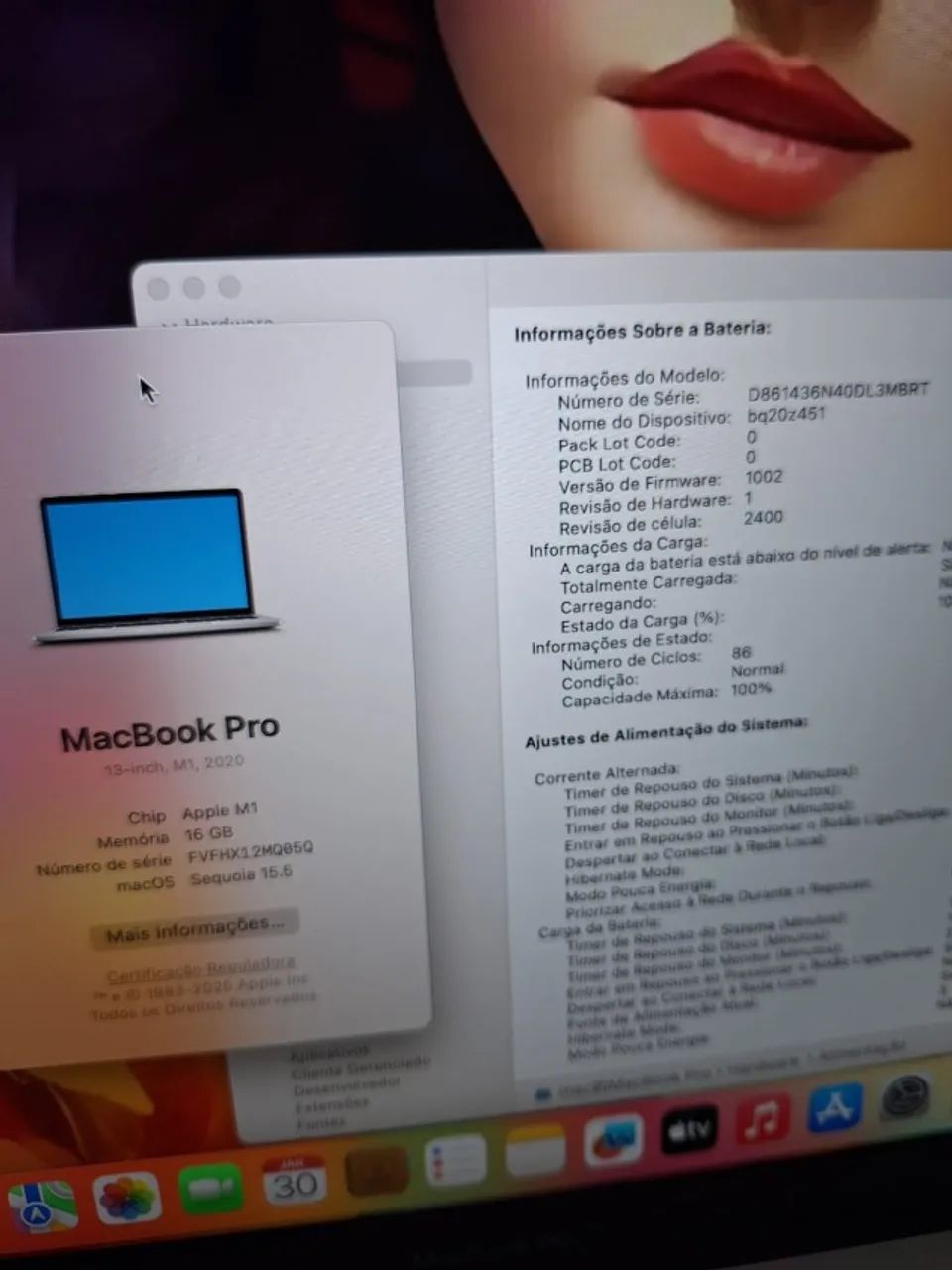 Apple Macbook Pro M1 13" 16Gb / 256Gb Prata Excelente Custo Beneficio Pouco Uso - Foto 4