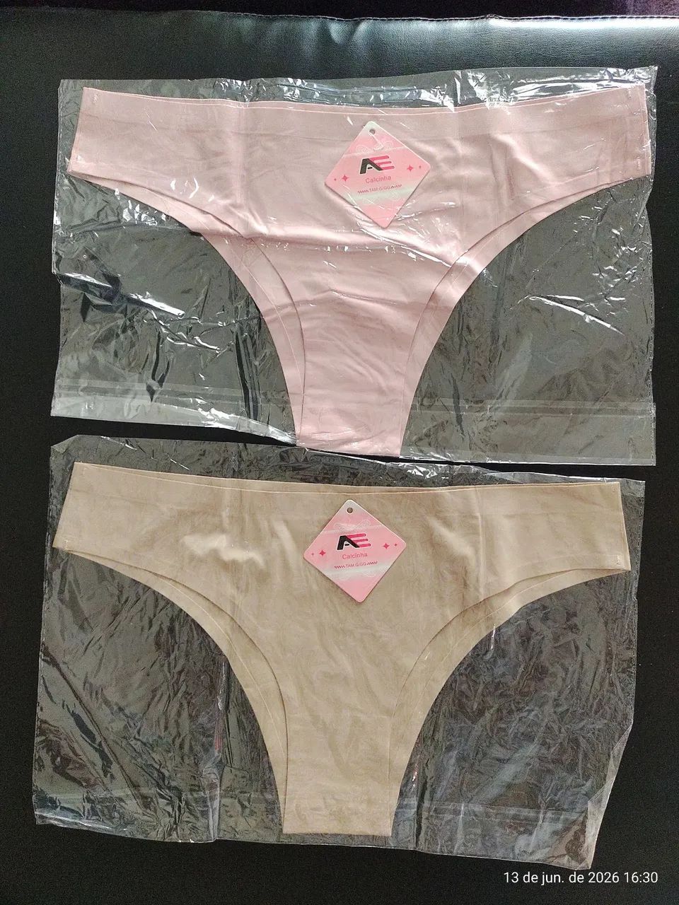 KIT COM 2 CALCINHAS SEM COSTURA  - Foto 2