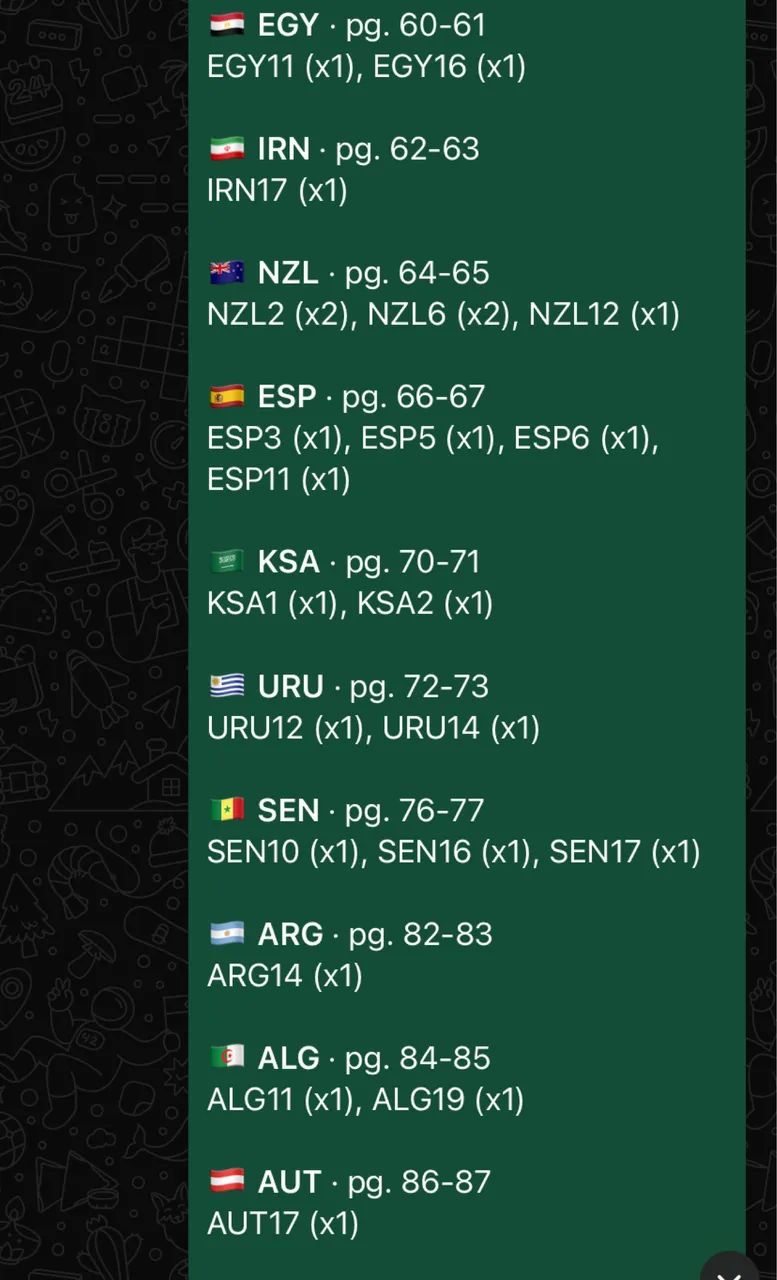 Figurinhas copa do mundo 2026 - Foto 5