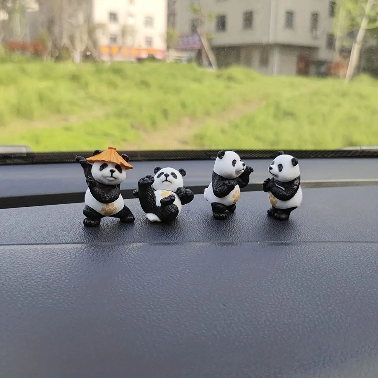 Kit Decoração Pandas 4 Peças - Foto 2