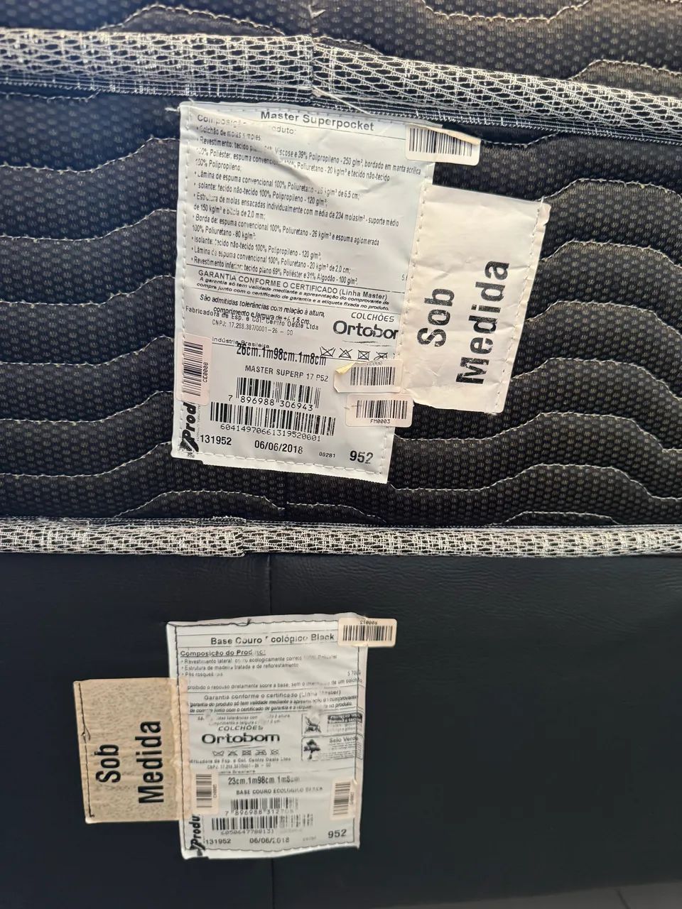 Cama Box Solteirão Ortobom com Colchão de Molas Ensacadas - Foto 3