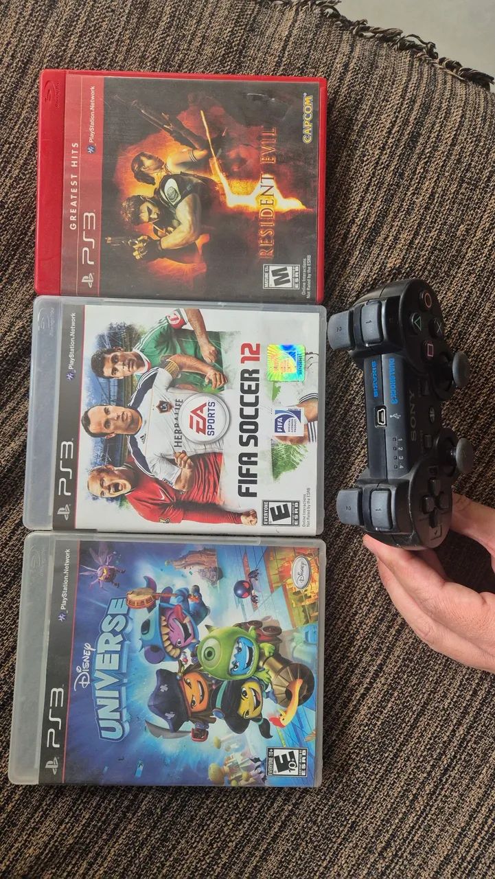 Ps3 CFW + controle original + jogos  - Foto 2