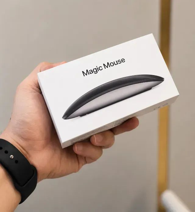 Apple Magic Mouse Bluetooth Preto (MXK63Z/A)
