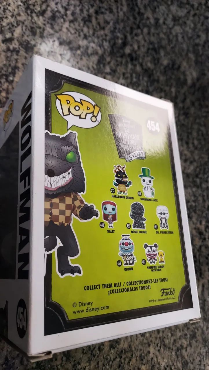 Funko Pop! Wolfman 454 - Nightmare before christmas - estranho mundo de jack - Foto 3