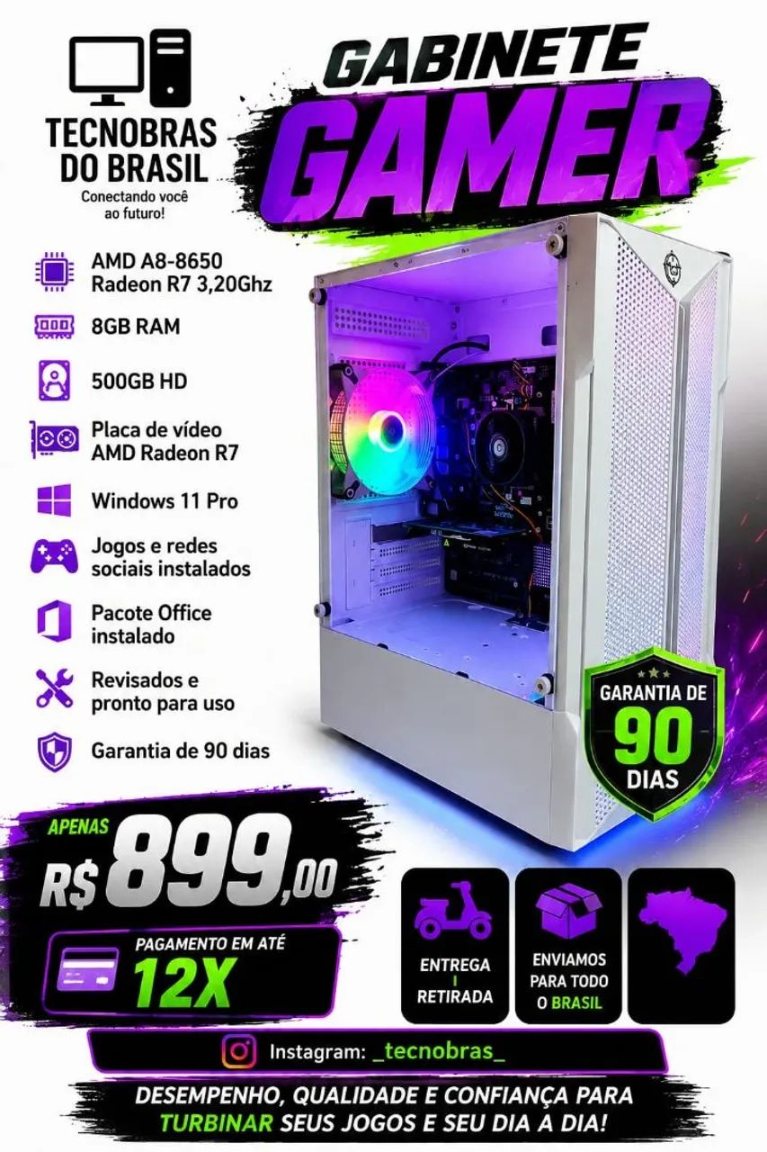 Gabinete Gamer AMD