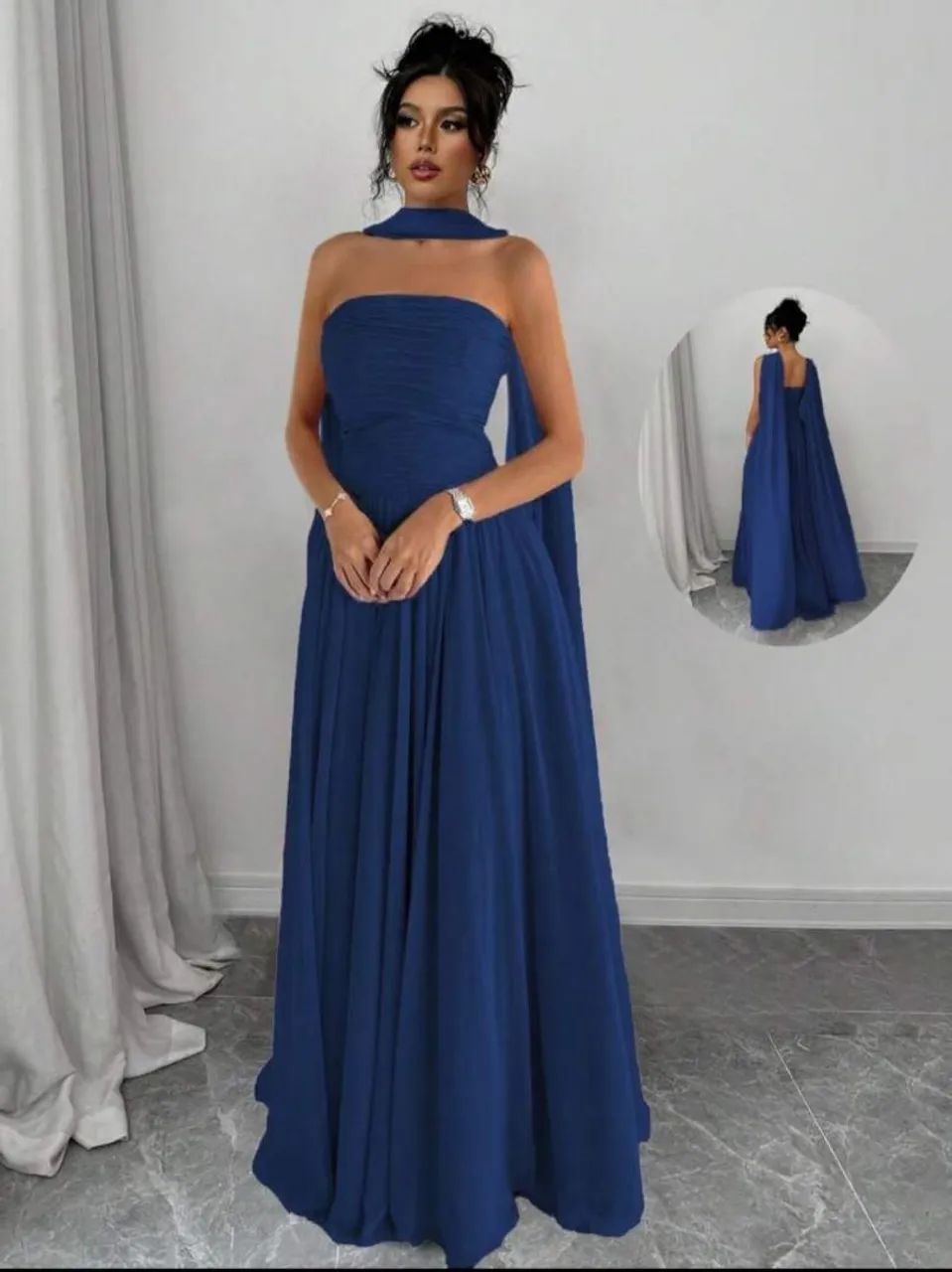 VESTIDO SOCIAL EM PERFEITO ESTADO  - Foto 2