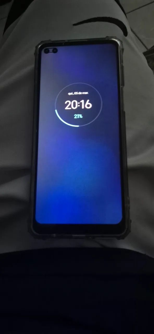 celular motorola moto g100, usado e funcionando