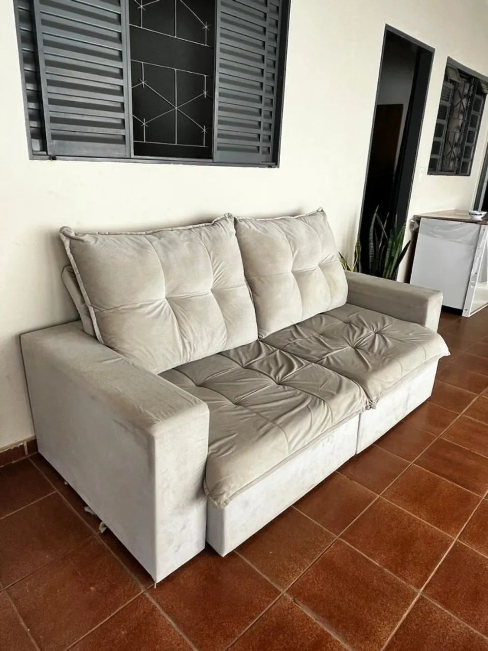 Sofa caixa, retrátil 2 lugares  - Foto 3