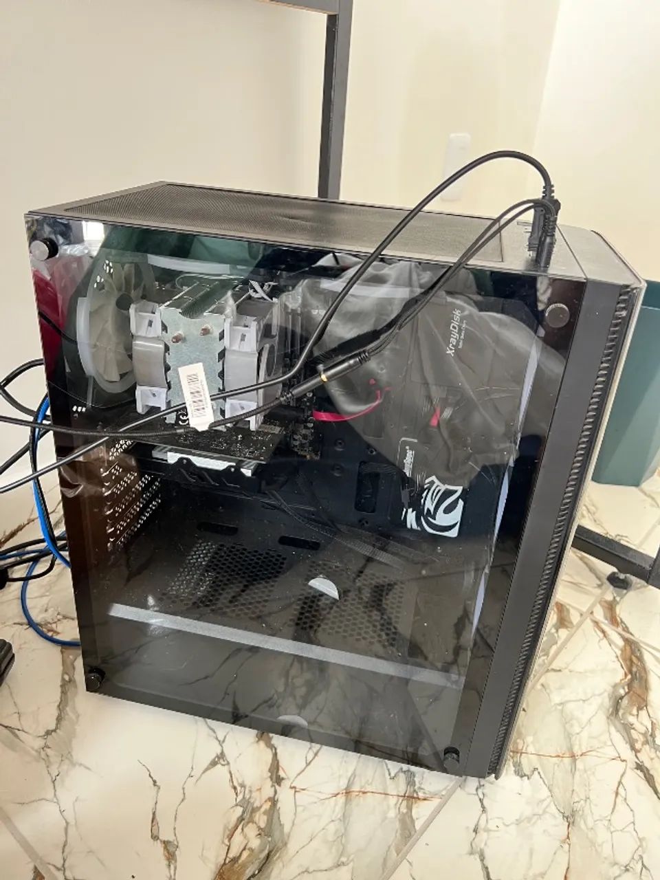 PC COM DUAS TELAS DE 34 POLEGADAS, I5 10° GERAÇÃO, 16 GB DE RAM. 