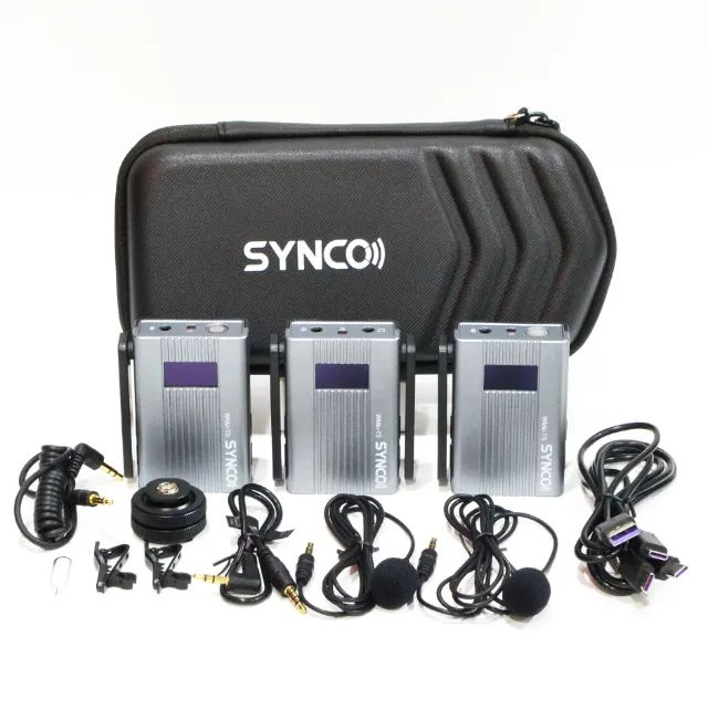 Sistema De Microfone Sem Fio Synco Wmic-ts Professional Uhf - Foto 4