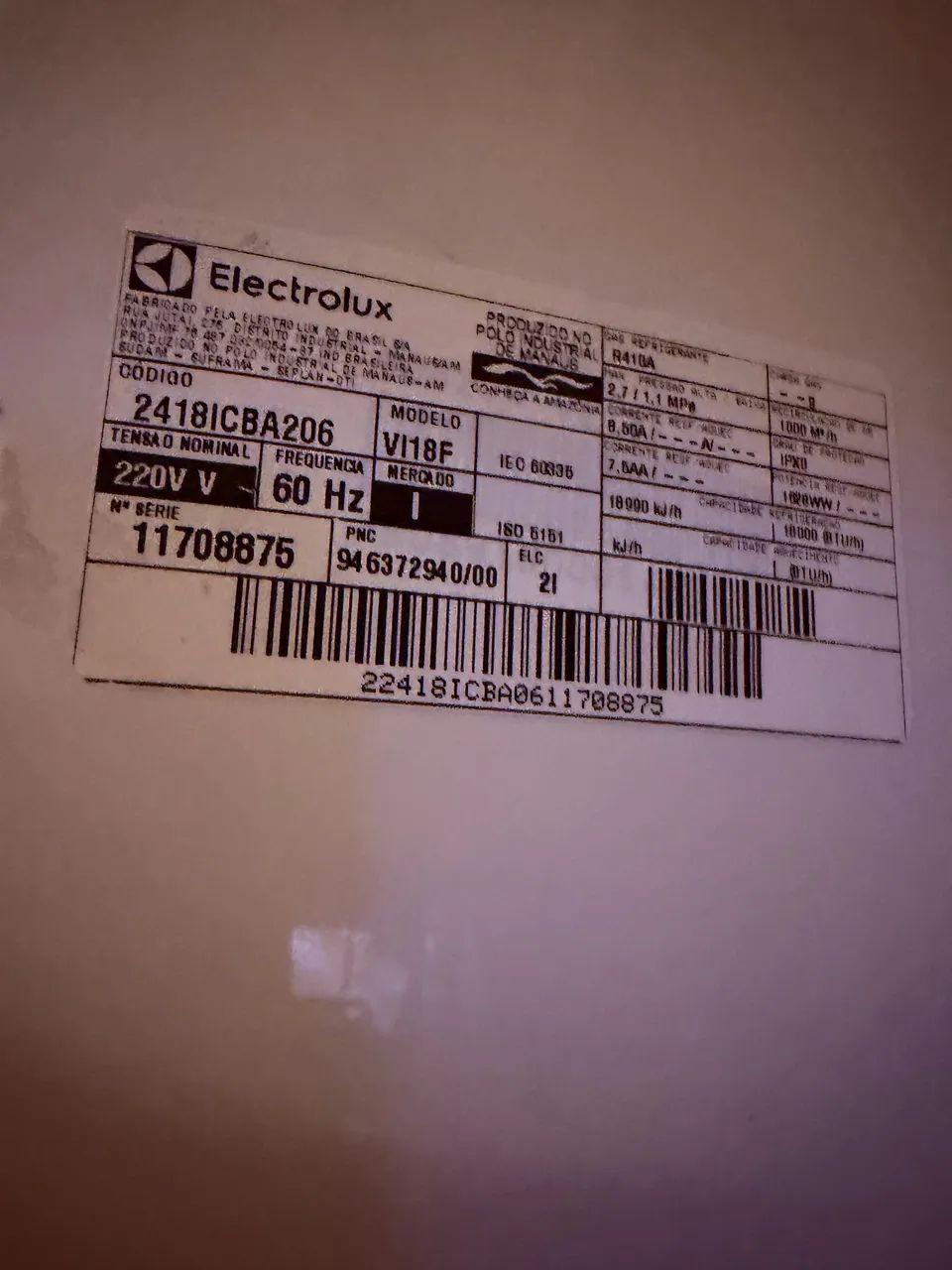 Ar Condicionado 18000 Eletrolux novíssimo - Foto 5