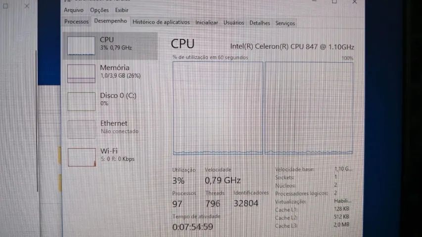 Mini PC Intel Celerom 847 4GB Ram 256GB SSD Wifi Rede Gigabits - Foto 4
