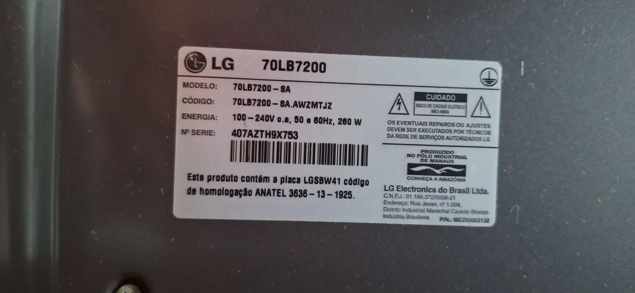 Tv smart  tela quebrada - Foto 2
