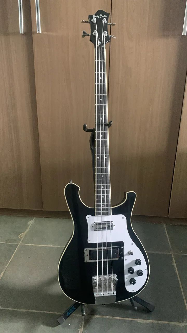 Baixo Harley Benton RB-414BK Rickenbacker 