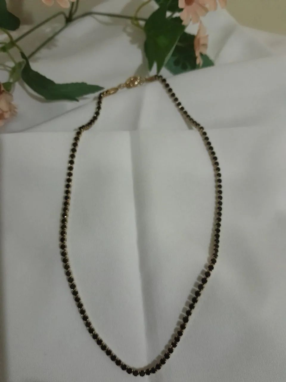 Choker Navete Folheado a Ouro 18K