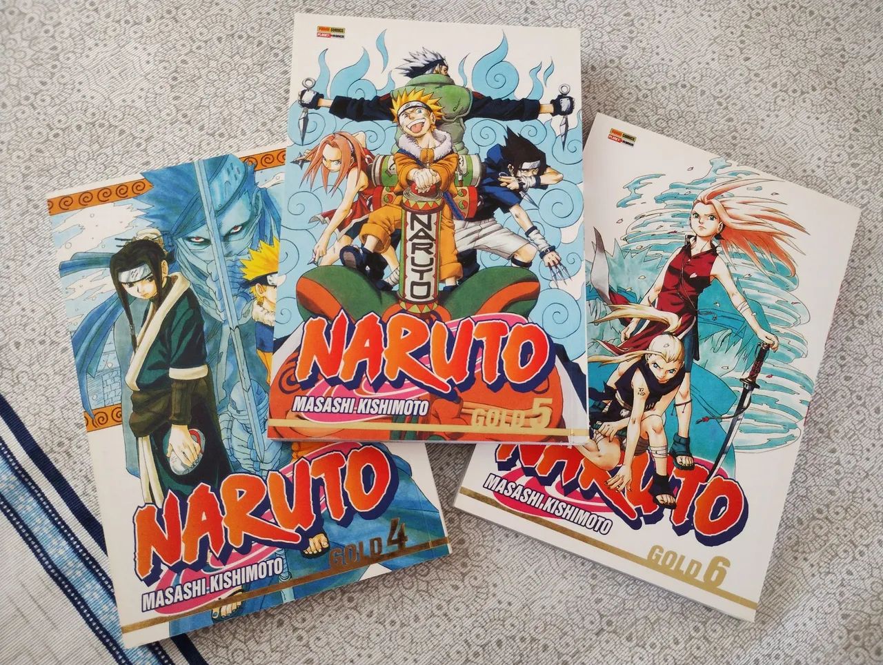 Mangás Naruto Gold - Vol 4, 5 e 6