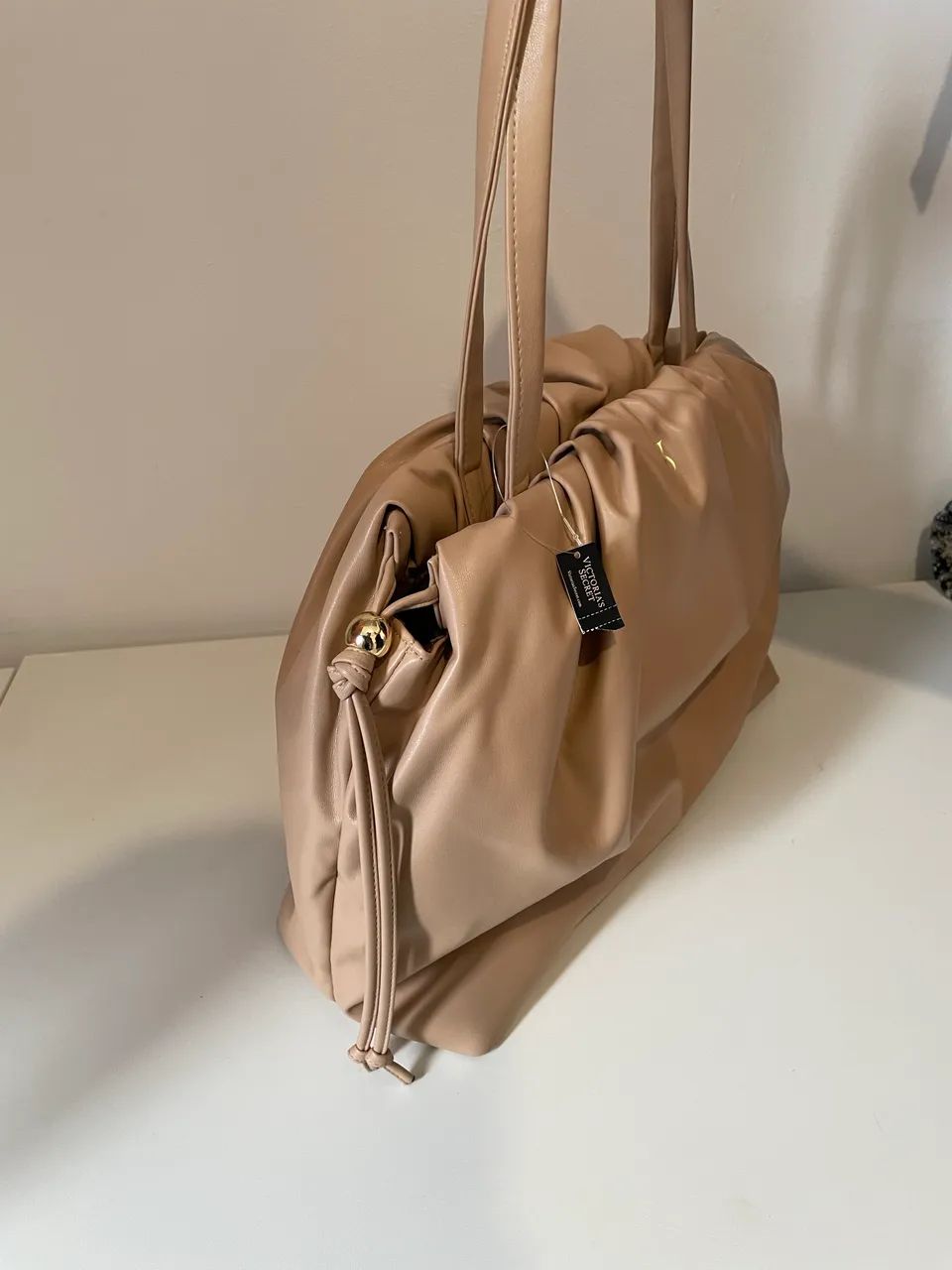 Bolsa Original Victoria?s Secret Tote Bege - Nova com Etiqueta