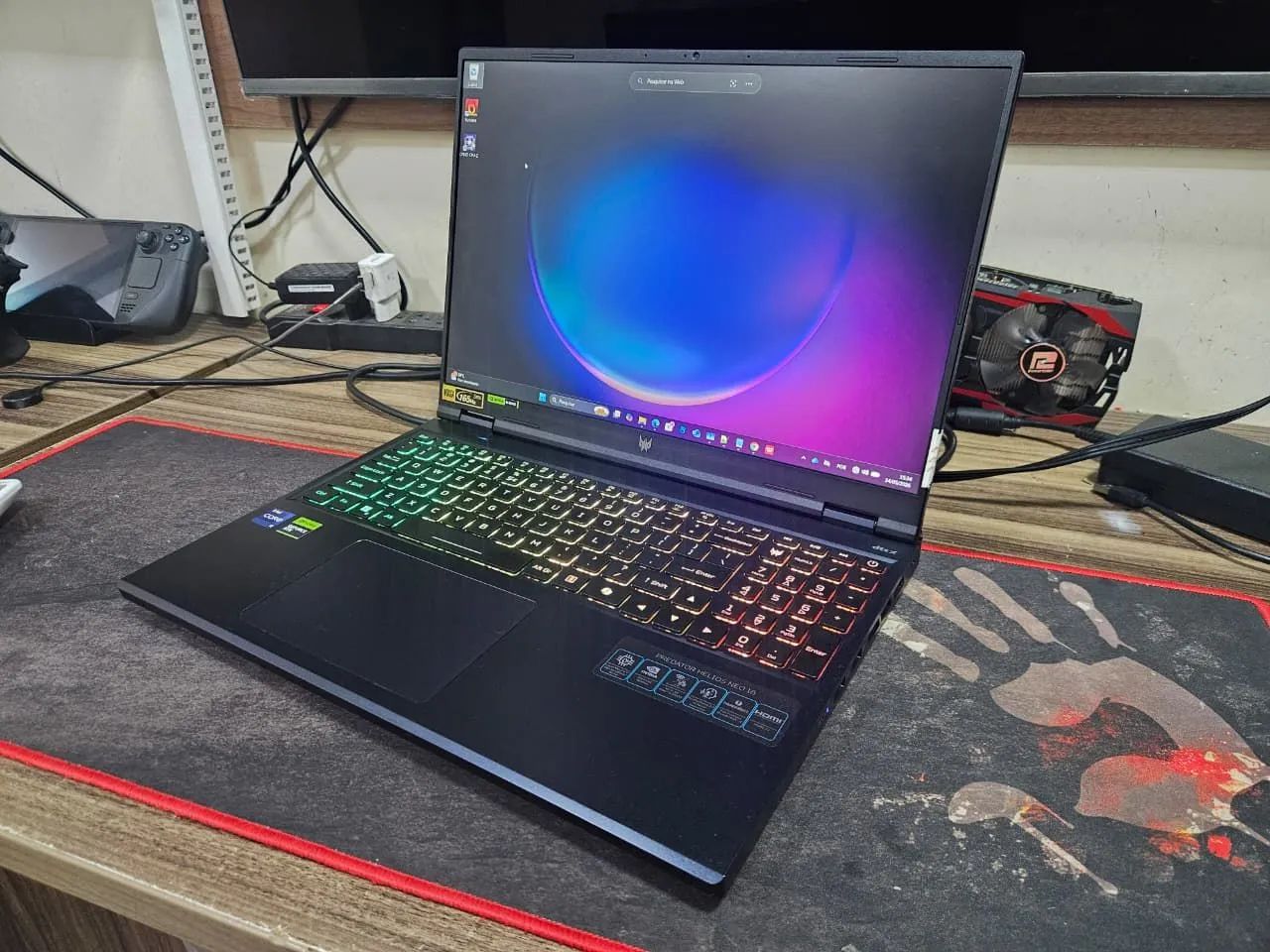 Notebook Gamer acer Predator  i9 14900 rtx 4060 16gb zero - Foto 3
