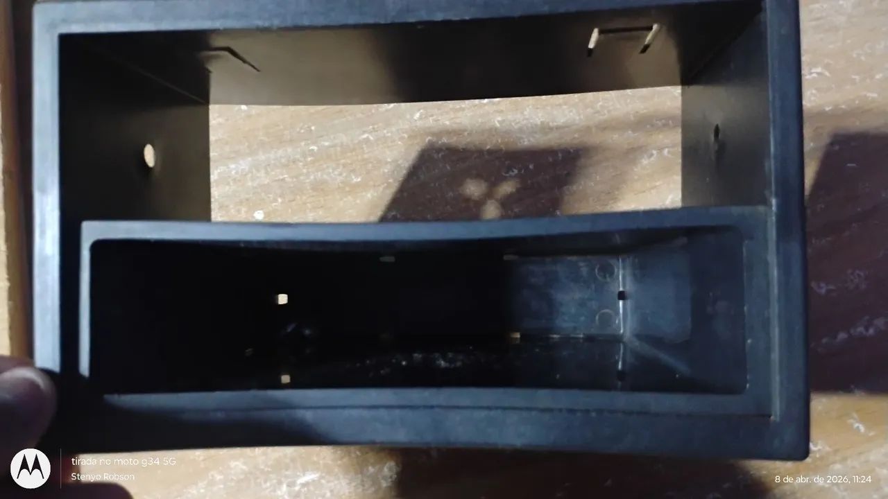 Moldura para DVD ou CD Player com porta objetos  - Foto 3