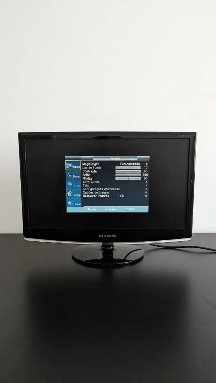 Monitor TV Samsung SyncMaster 2033M 20" HDMI - Funcionando