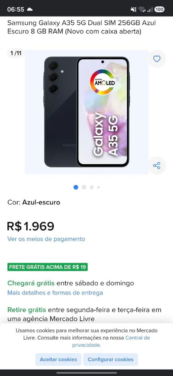 Samsung A35 5g 256gb 8 de ram top  - Foto 5