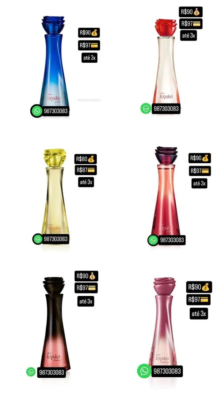 Kit Kriska Natura - Perfume + Loção Corporal - Foto 4