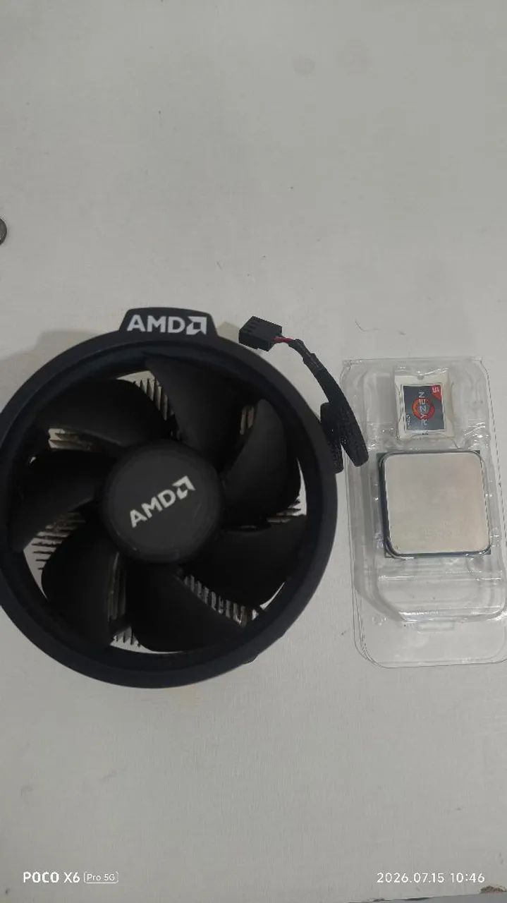 Processador AMD Ryzen 5 3400G + Cooler Box Original - Ótimo Estado