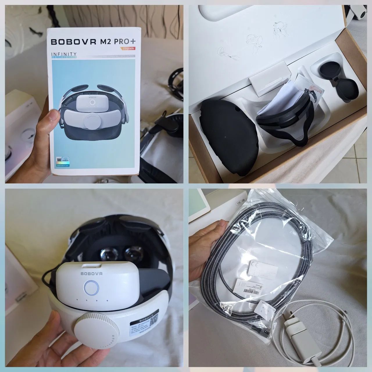Meta Quest 2 128GB + Bobo VR M2 PRO + Proteção Silicone - Foto 6