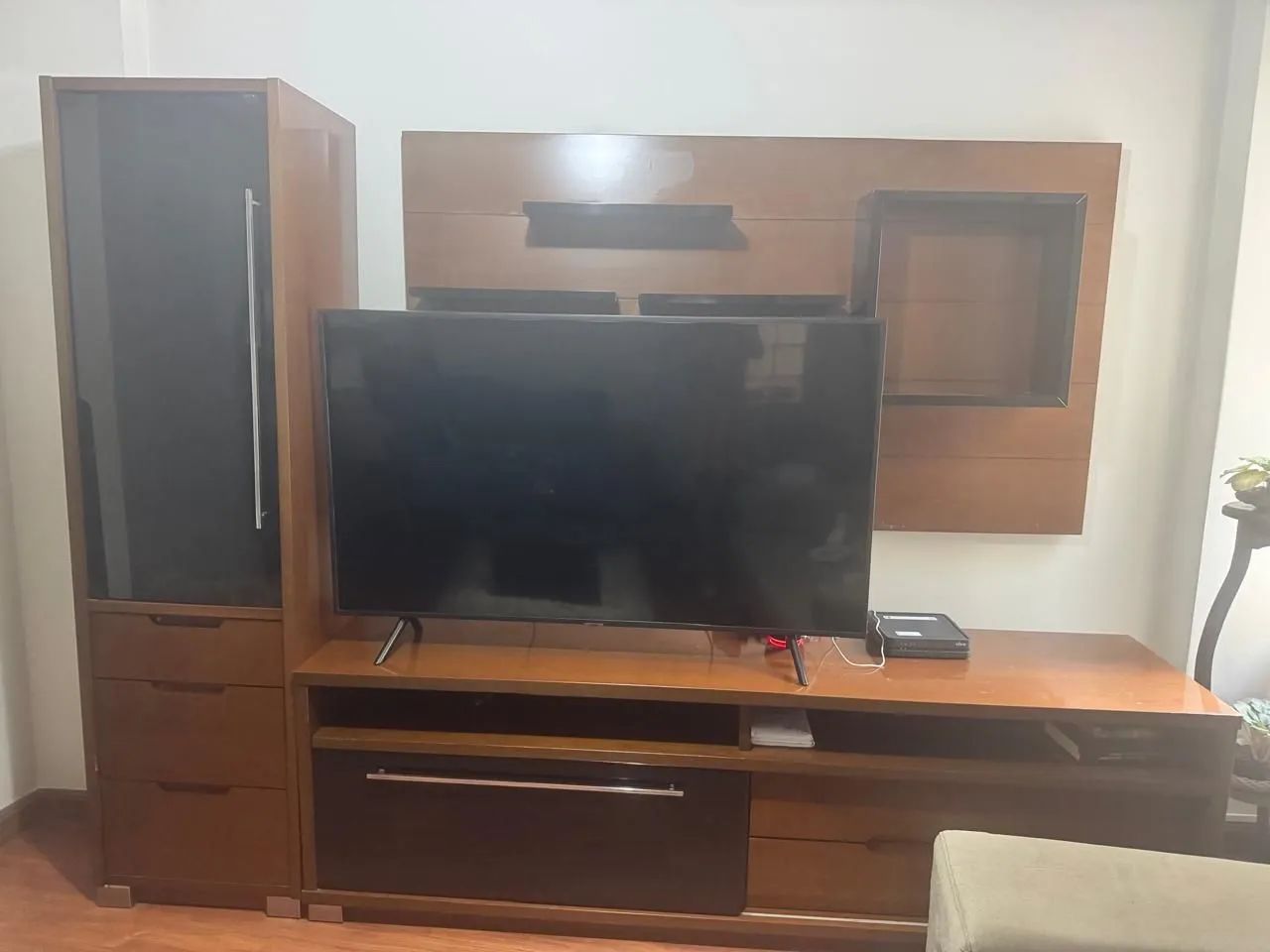 Conjunto modulo, rack e painel com nicho - Foto 2